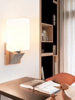 โคมไฟติดผนังภายในโมเดิร์นฐานไม้ [MGSS934]