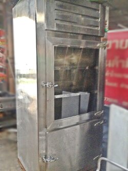 ตู้แช่สแตนเลส 2 ประตู บน-ล่าง สำหรับร้านอาหาร