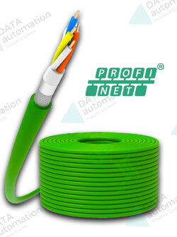 สาย PROFINET Cable (6XV1840-2AH10) ใช้ร่วมกับ Siemens PROFINET ราคาต่อเมตร