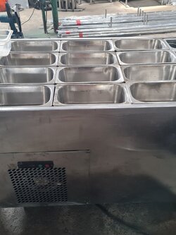 ตู้แช่ท้อปปิ้ง/ตู้แช่เย็นขายเนื้อสดร้านบุปเฟต์