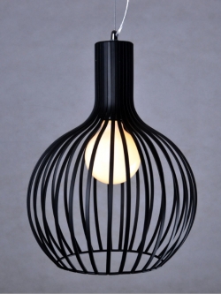 โคมไฟเหล็กดัดโมเดิร์นทรงกลม