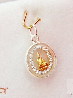 จี้เงินแท้ รูปเจ้าแม่กวนอิม