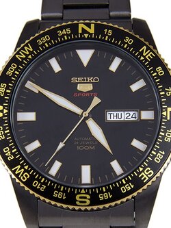 SEIKO SPORTS 5 Automatic นาฬิกาข้อมือผู้ชาย สายสแตเลส รุ่น SRP670K1