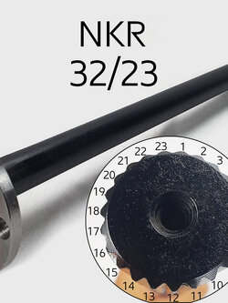 เพลาข้าง เพลาลอย ISUZU NKR (แอ้ว) ยาว 32/23 ฟัน ของใหม่ (ราคาต่อข้าง/เส้น)