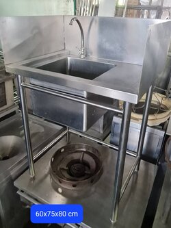 อ่างสแตนเลสมือสองแบบ1หลุม