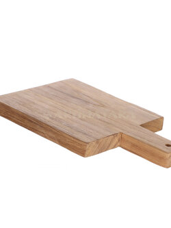 เขียงไม้สักมีหูจับ