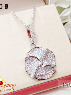 จี้เงินแท้ ประดับเพชร cz งานสวยละเอียด