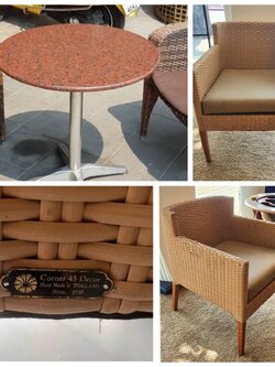 เก้าอี้หวายเทียม Coner43Decor