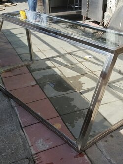 ตู้โชว์กระจกขายอาหาร