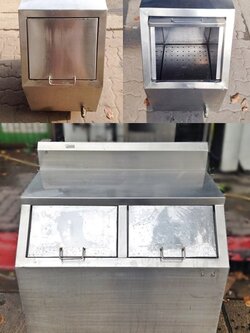 ถังเก็บน้ำแข็งสแตนเลสมือสอง