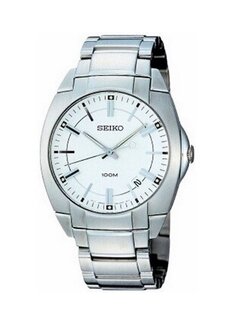 Seiko Analog Business Quartz Silver Mens SGEB49P1