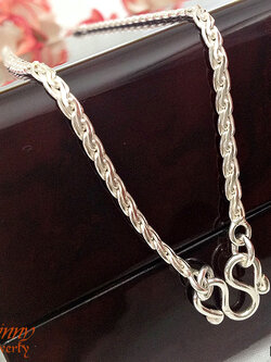 สร้อยเงินแท้ 92.5% ลายถัก หนัก 2-3 สลึงตัน รับประกันเงินแท้ (สร้อยงานไทย)