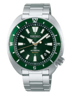 Karnvera Shop นาฬิกาข้อมือผู้ชาย Seiko Prospex Diver's Men watch Green Dial Automatic SRPH15K1