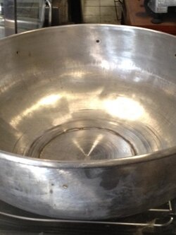 กระทะกวนสแตนเลสใบใหญ่ หนา ขนาด 25 นิ้ว