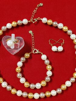 #ไข่มุกชุด Shell Pearl ขนาด 10 มิล