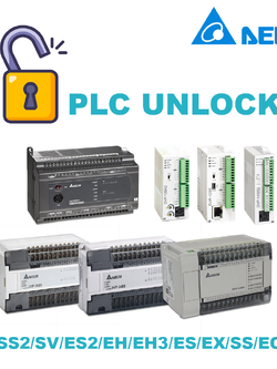 บริการปลดล็อครหัสพีแอลซี Delta SS2/SV/ES2/EH/EH3/ES/EX/SS/EC Series