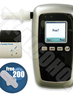 เครื่องเป่าแอลกอฮอล์ AT8100-Printer