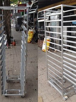 ชั้นเบเกอร์รี่สแตนเลสมือสอง