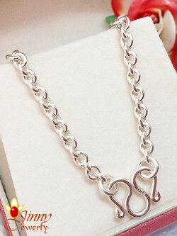 สร้อยคอเงินแท้ สำหรับเด็ก ลายโซ่กลม (งานไทย) 2.0 มิล