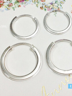 ต่างหูเงินแท้ แบบล็อค