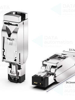 หัวแลน ProfiNET Connector RJ45 (ไม่ใช้คีมย้ำ,ใช้ซ้ำได้) ใช้ร่วมกับ PLC ซีเมนส์ CN-XMZ-4C