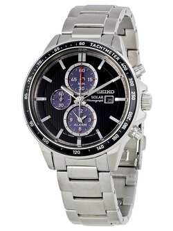 Seiko Solar Chronograph Alarm SSC435P1 Men's Watch