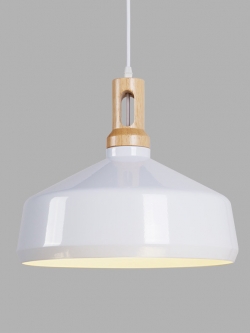 โคมไฟห้อยเพดานนอร์ดิกลายหัวไม้สีขาว 35x31cm [XL8030]