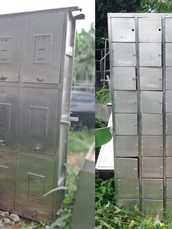 ตู้ล๊อกเกอร์สแตนเลสขนาดใหญ่