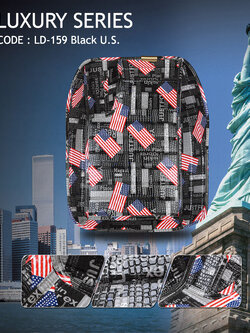 พรมรถยนต์ LUXURE SERIES LD-159 Black U.S.