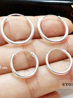 ต่างหูเงินแท้ แบบล็อค