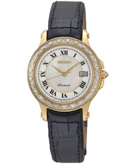 นาฬิกาผู้หญิง SEIKO Premier Diamonds รุ่น SXDF06P1 Quartz Ladies Watch