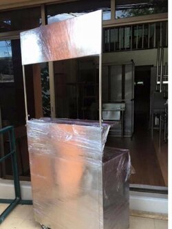 เคาน์เตอร์สแตนเลส ขายอาหาร