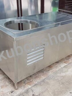 เคาน์เตอร์หม้อก๋วยเตี๋ยวสแตนเลส