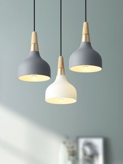 โคมไฟแขวนเพดานหัวจุกไม้ตัดลายสีโรสโกลสไตล์นอร์ดิก [DD-005]