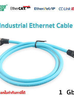 สายแลน Profinet/EtherCat/EthernetIP เข้าหัวสำเร็จรูป ป้องกันสัญญาณรบกวน สำหรับงานวิศวกรรม