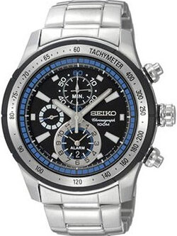 Seiko Men's Watches Criteria Alarm Chronograph SNAC85P1