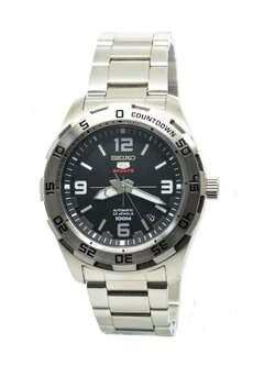SEIKO BLACK DIAL STAINLESS STEEL MEN'S WATCH - SRPB79J1 (MADE IN JAPAN)