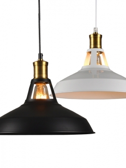 โคมไฟห้อยเพดาน Loft เจาะช่อง 30cm [SHB-01]