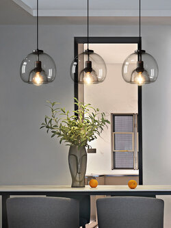 โคมไฟแขวนเพดานแก้วสไตล์ Nordic [PLB028A]