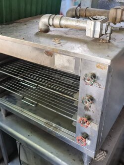 เตาย่างซาลาแมนเดอร์ 2 หัว