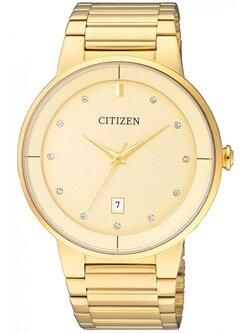 Citizen Analog Gold Dial Men's Watch - BI5012-53P