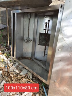 ฮู้ดสแตนเลสมีช่องเฟรชแอร์ 110 ซม