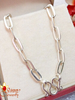 สร้อยคอเงินแท้ สำหรับเด็ก ลายโซ่เรือ (งานไทย) หนา 3.5 มิล