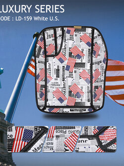 พรมรถยนต์ LUXURE SERIES LD-159 White U.S.