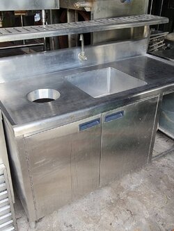 อ่างสแตนเลสมือสอง แบบ1หลุม มือสอง