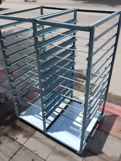 ชั้นวางถาดเบเกอรี่ แบบเหล็ก