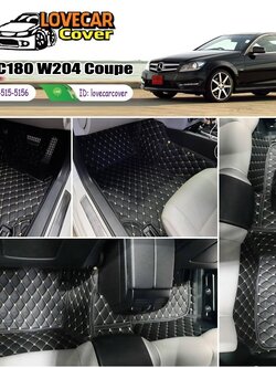 พรมปูพื้นรถยนต์ Benz C180 W204 Coupe 2ประตู