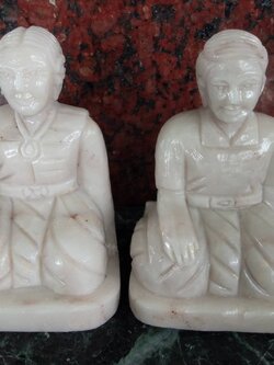 ตุ๊กตาบ่าวสาวหินอ่อน 1คู่