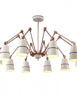 โคมไฟระย้าแมงมุมโมเดิร์น 10 ดวง [N402-White-10]