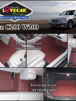 พรมปูรถยนต์ Benz C200 W203